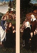 DAVID, Gerard Triptych of Jean Des Trompes (side panels) dfg oil